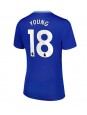 Everton Ashley Young #18 Hjemmedrakt Dame 2024-25 Korte ermer